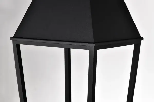 Colt LED Outdoor Post Lantern in Matte Black - Image 13