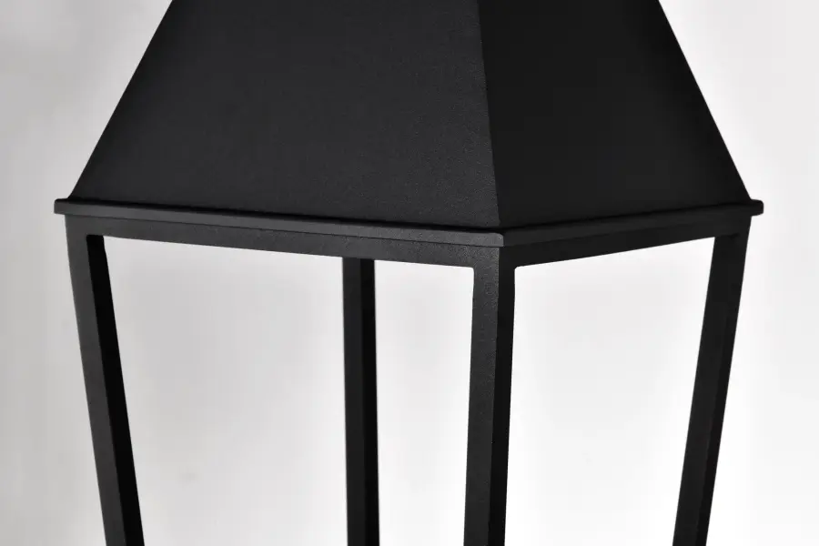 Colt LED Outdoor Post Lantern in Matte Black - Image 13