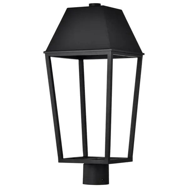 Colt LED Outdoor Post Lantern in Matte Black - Image 3
