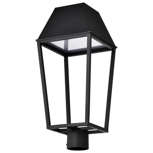 Colt LED Outdoor Post Lantern in Matte Black - Image 5
