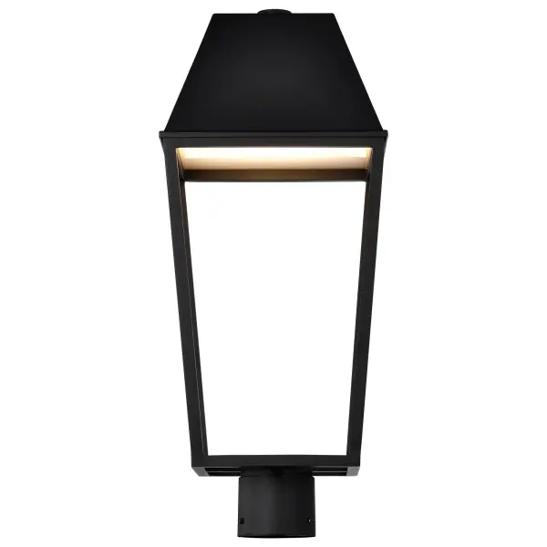 Colt LED Outdoor Post Lantern in Matte Black - Image 8