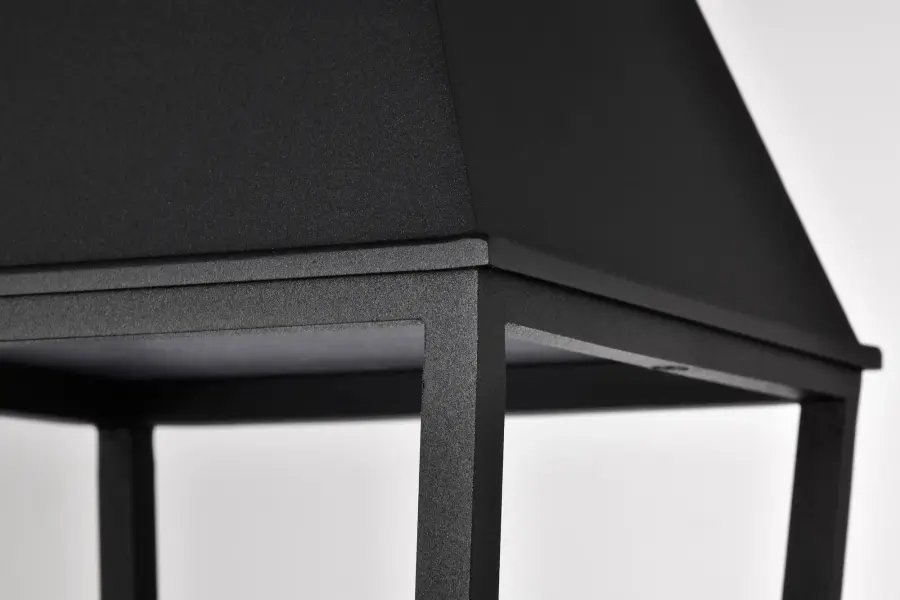 Colt LED Outdoor Post Lantern in Matte Black - Image 10