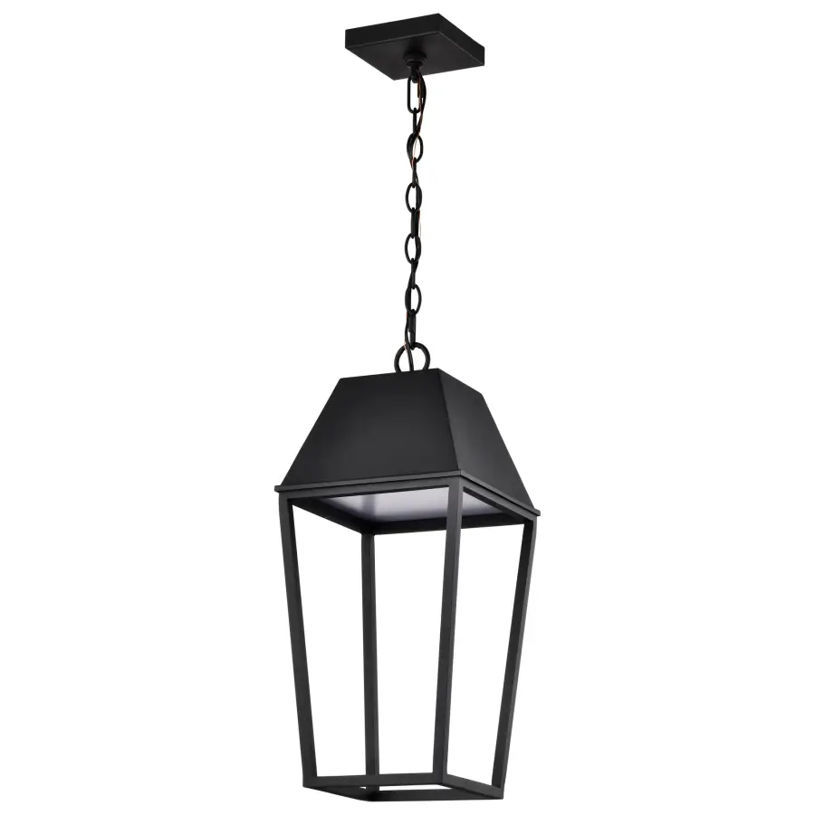Colt LED Outdoor Hanging Pendant in Matte Black - Image 1