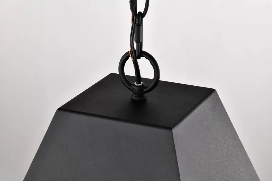 Colt LED Outdoor Hanging Pendant in Matte Black - Image 14