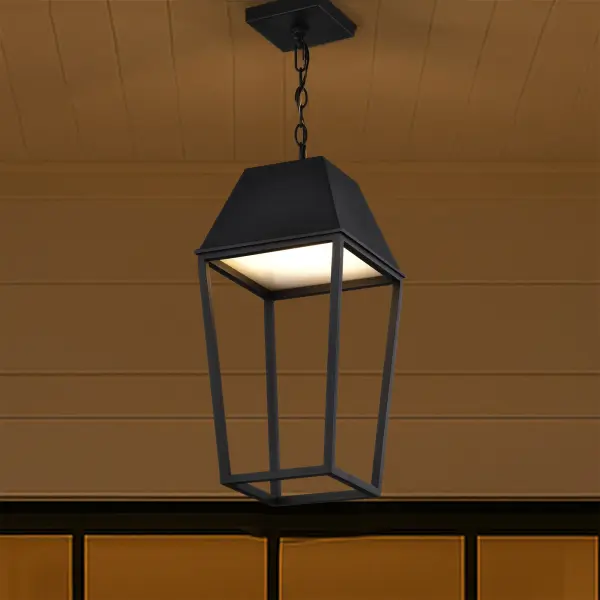 Colt LED Outdoor Hanging Pendant in Matte Black - Image 20
