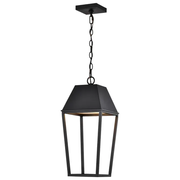 Colt LED Outdoor Hanging Pendant in Matte Black - Image 4
