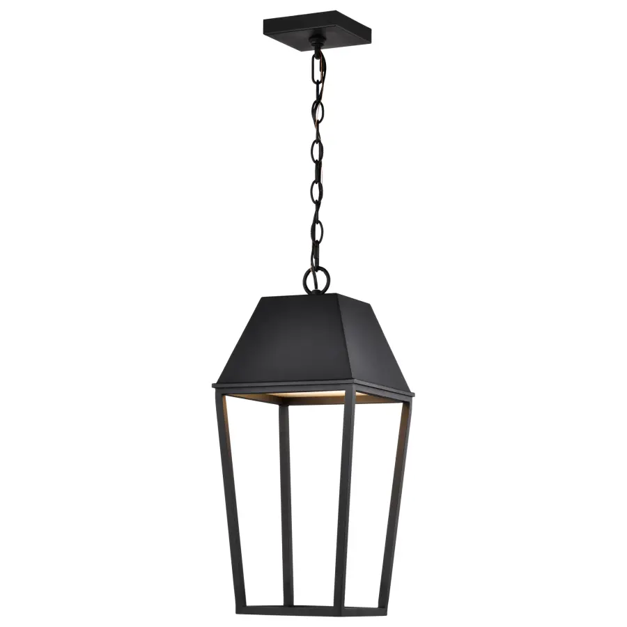 Colt LED Outdoor Hanging Pendant in Matte Black - Image 4
