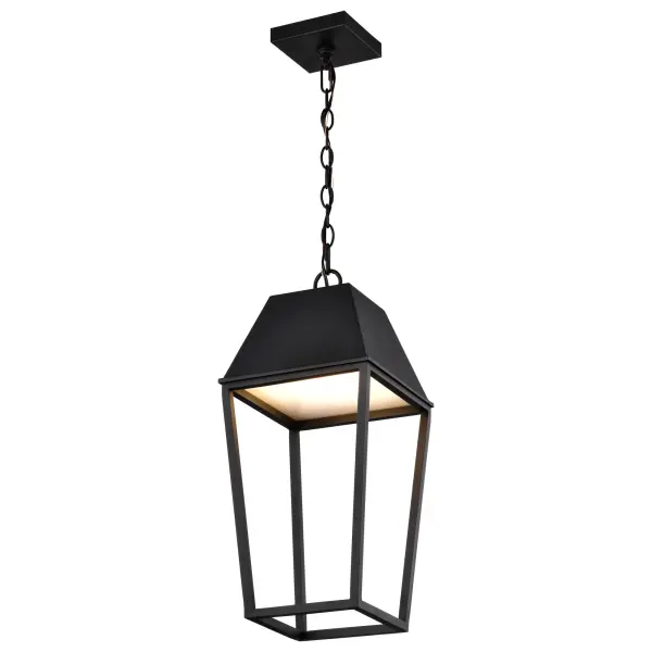 Colt LED Outdoor Hanging Pendant in Matte Black - Image 6