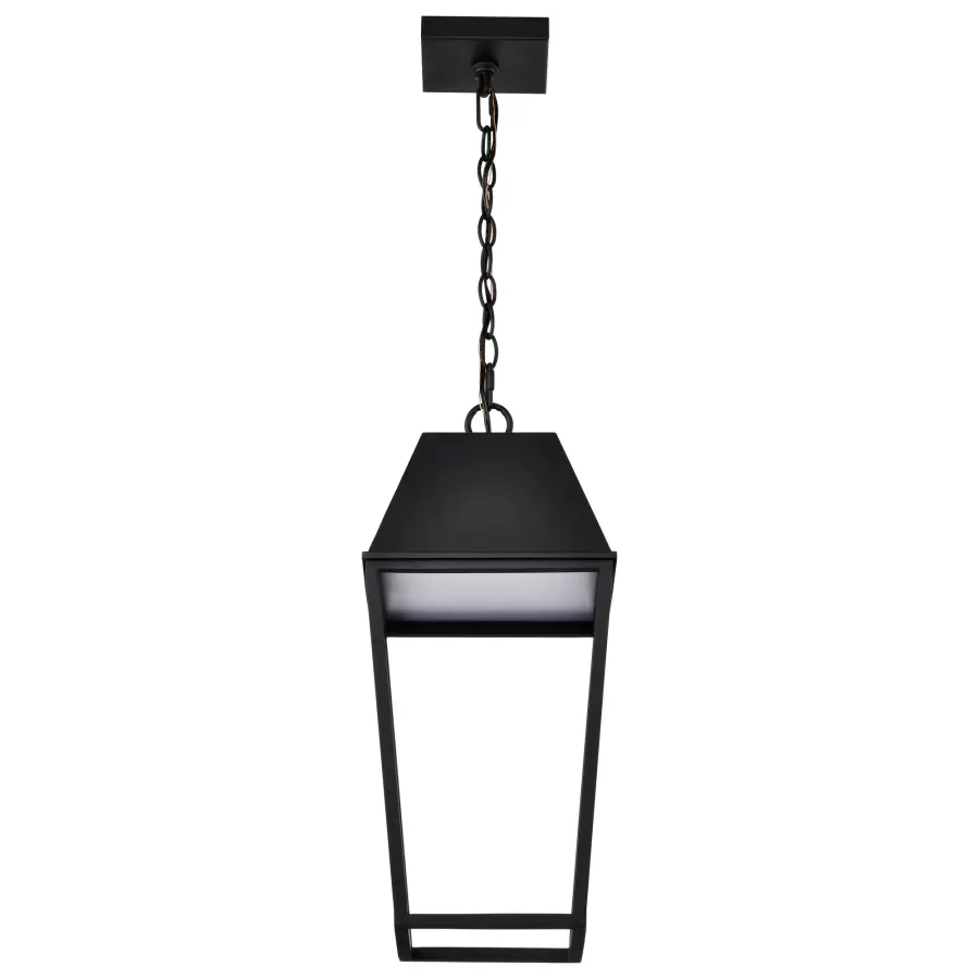 Colt LED Outdoor Hanging Pendant in Matte Black - Image 7
