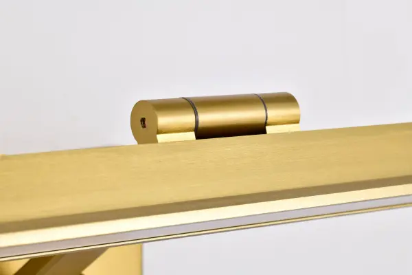Hazel 1-Foot LED Picture Light in Vintage Brass - Image 12