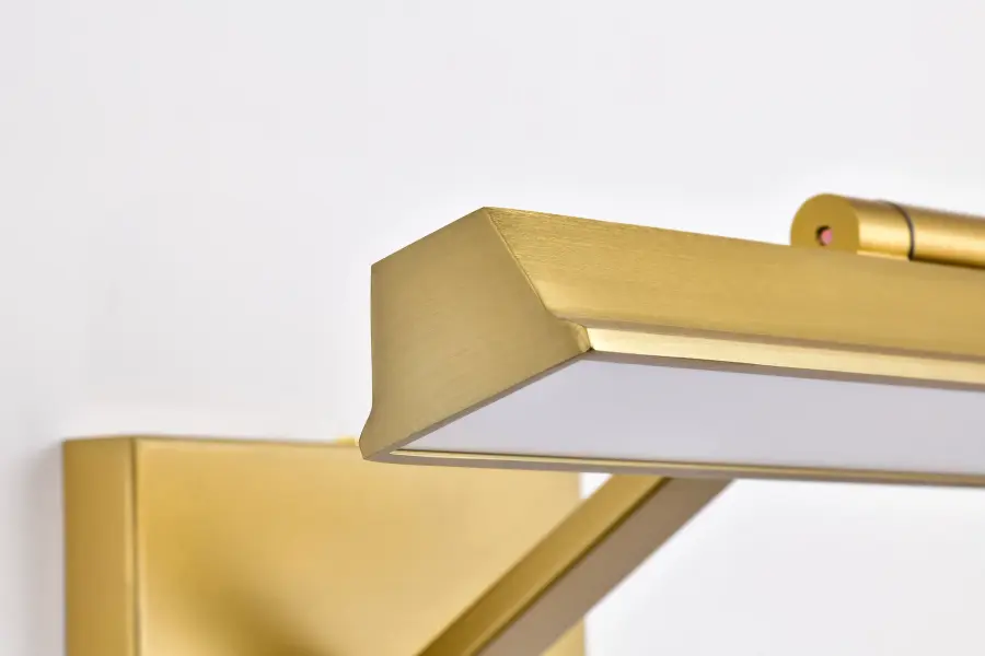 Hazel 1-Foot LED Picture Light in Vintage Brass - Image 13