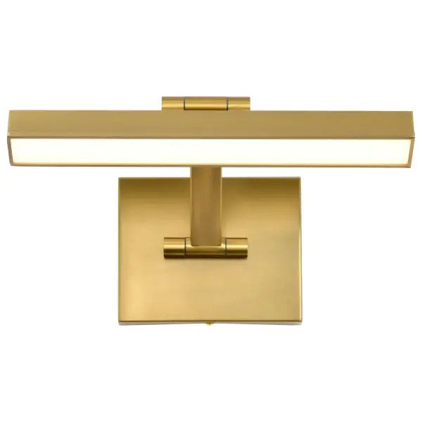 Hazel 1-Foot LED Picture Light in Vintage Brass - Image 8