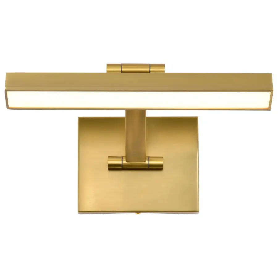 Hazel 1-Foot LED Picture Light in Vintage Brass - Image 8