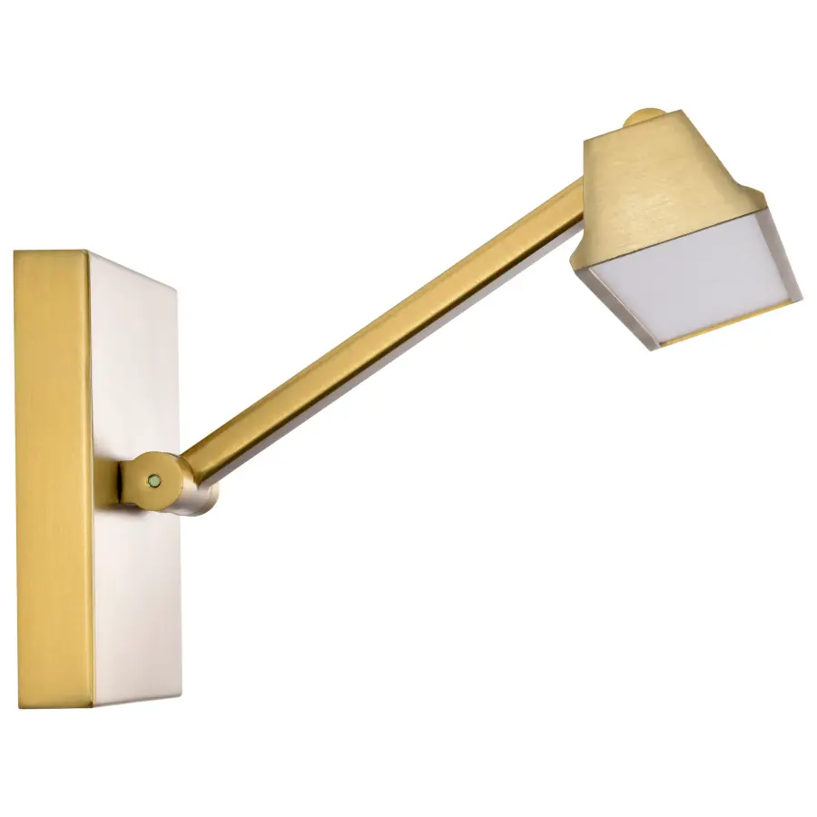 Hazel 1-Foot LED Picture Light in Vintage Brass - Image 9
