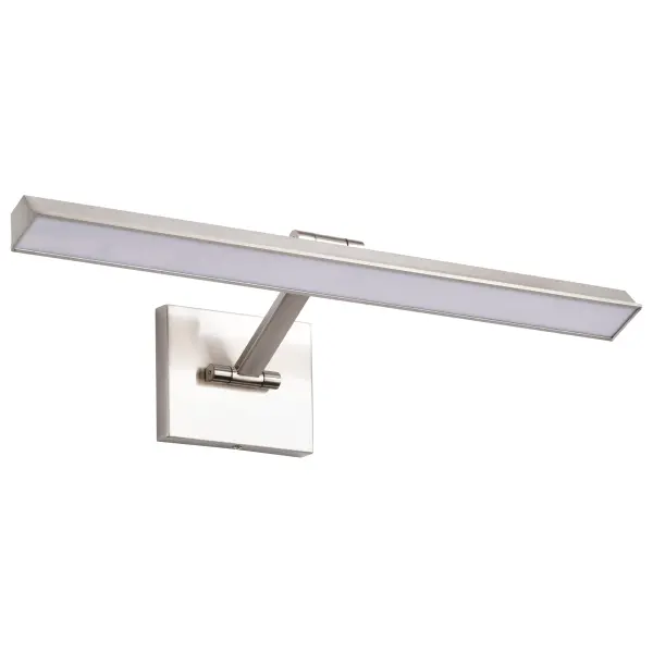 The Hazel Picture Light combines traditional elegance with modern LED technology, featuring CCT selectable lighting (2700K-5000K) and an adjustable head for optimal artwork illumination. The brushed nickel finish offers timeless appeal.