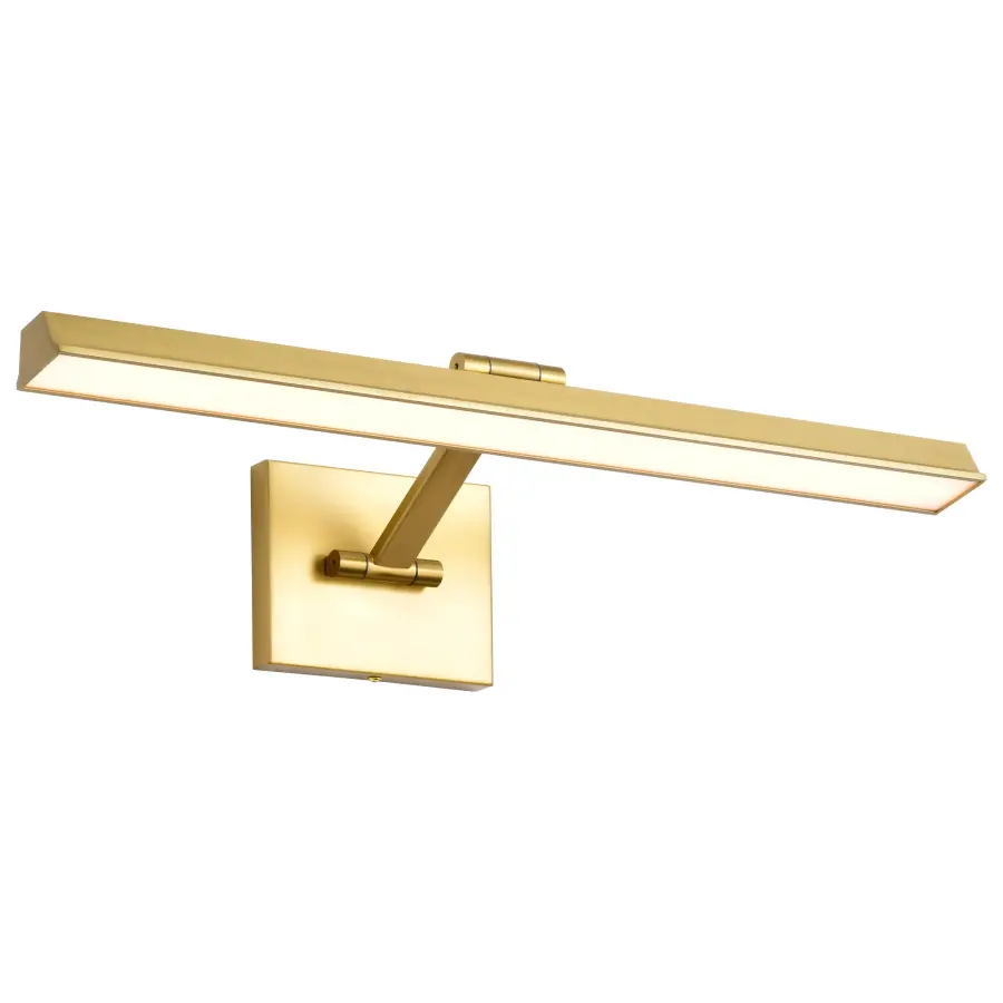 Hazel 2-Foot LED Picture Light in Vintage Brass - Image 2