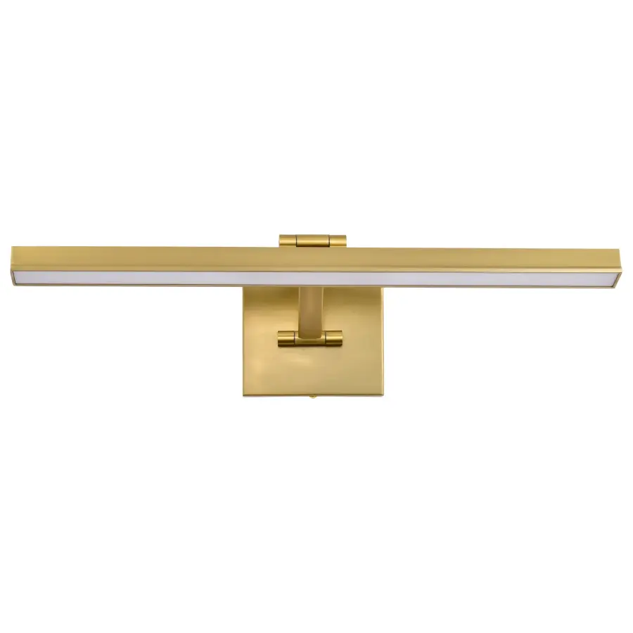 Hazel 2-Foot LED Picture Light in Vintage Brass - Image 7