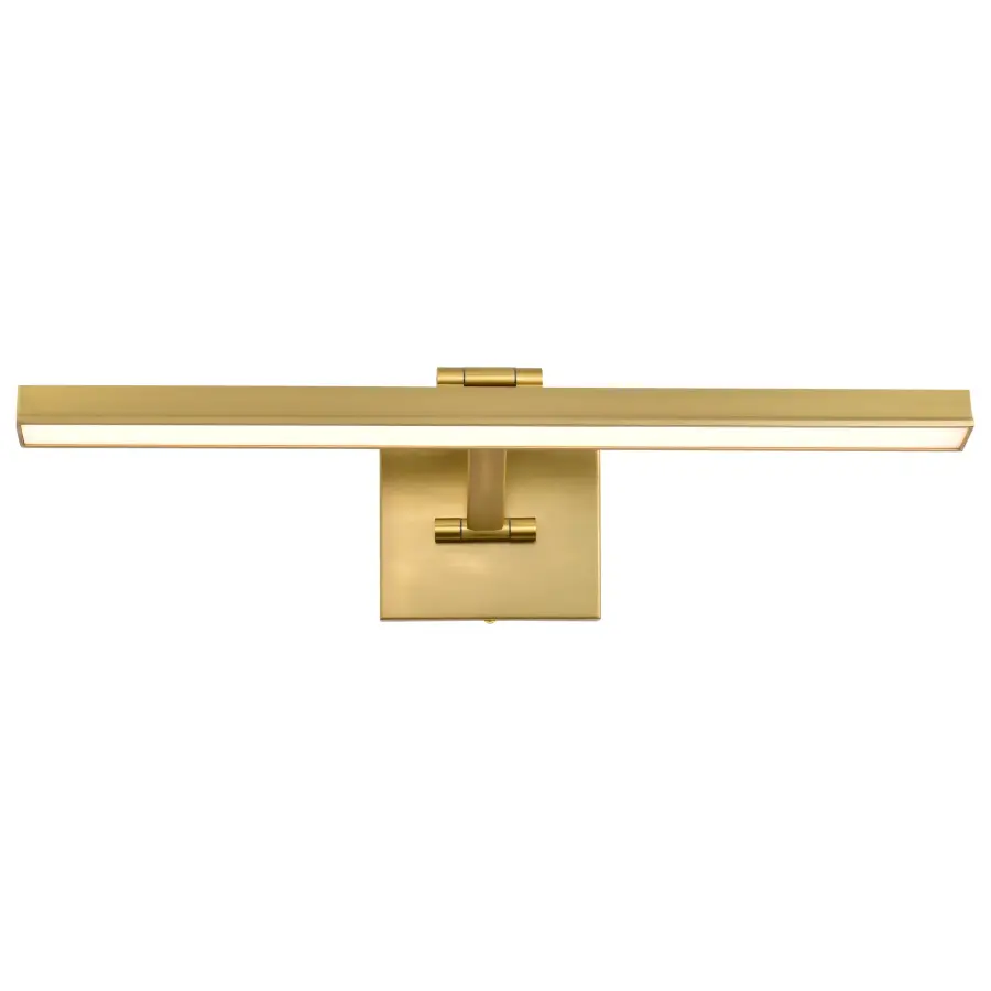 Hazel 2-Foot LED Picture Light in Vintage Brass - Image 8