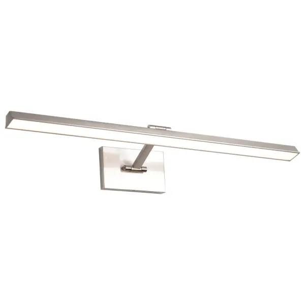 The Hazel Picture Light combines sophisticated design with modern LED technology, featuring CCT selectable lighting (2700K-5000K) and an adjustable head for optimal artwork illumination. The brushed nickel finish adds understated elegance. - alternate view