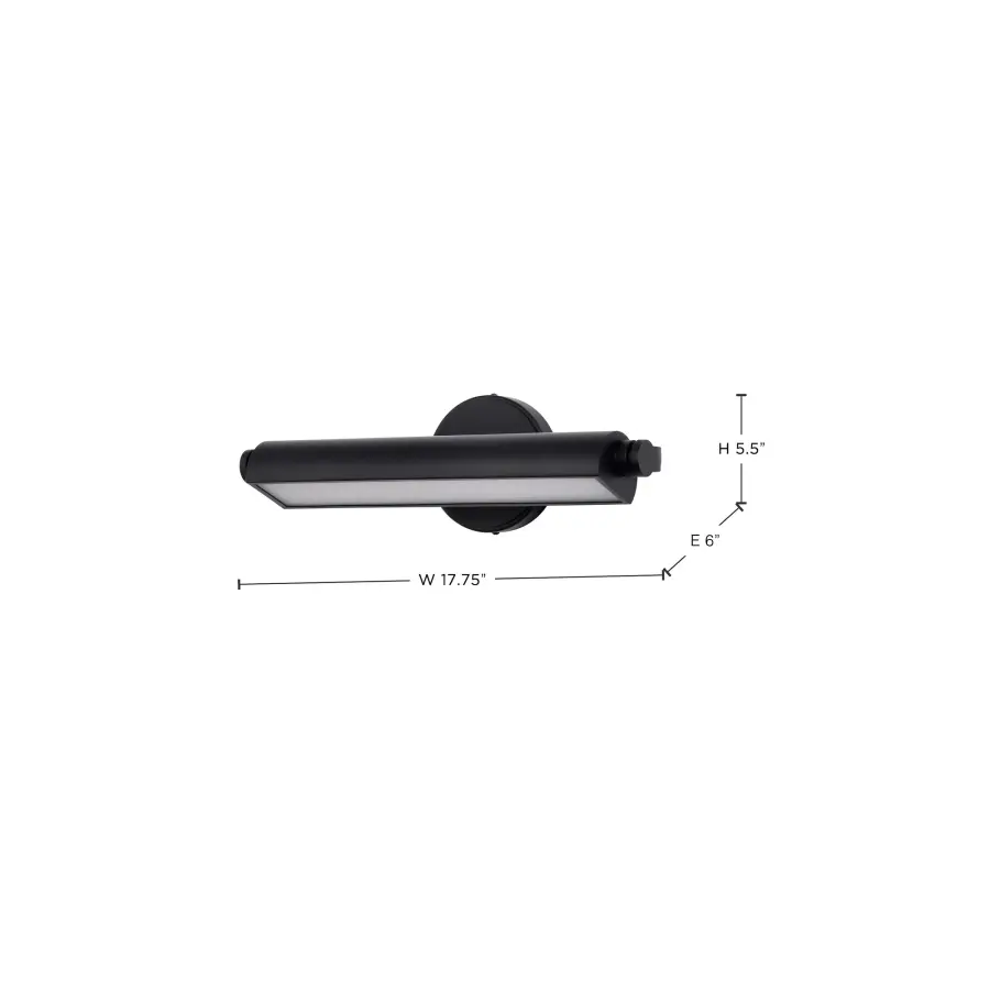Auden 18" LED Vanity Light - Black - Image 17