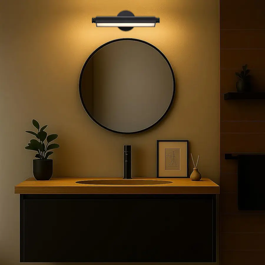 Auden 18" LED Vanity Light - Black - Image 18
