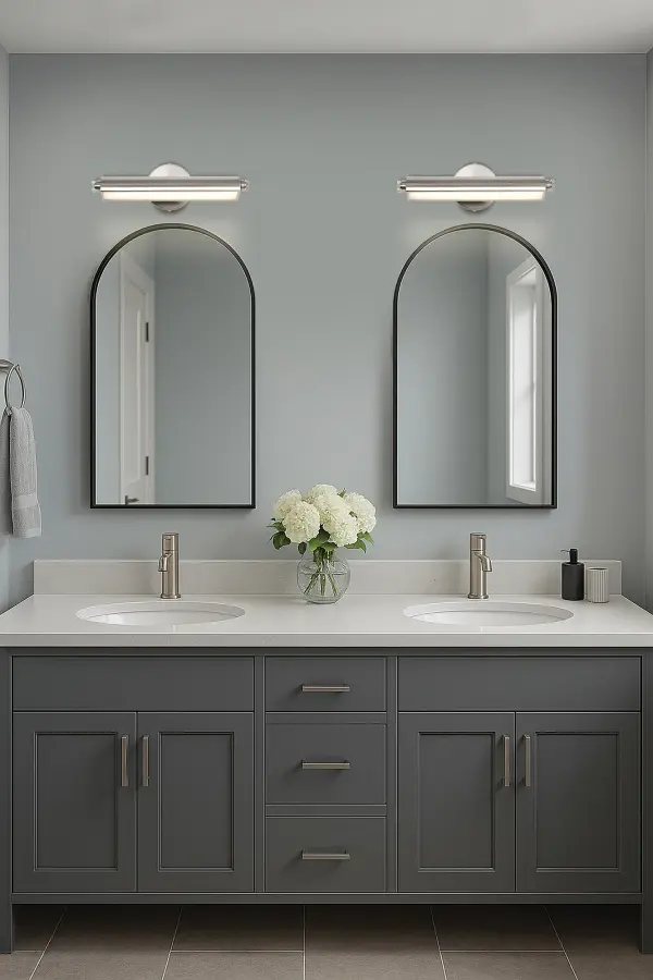 Auden 18" LED Vanity Light - Brushed Nickel - Image 21