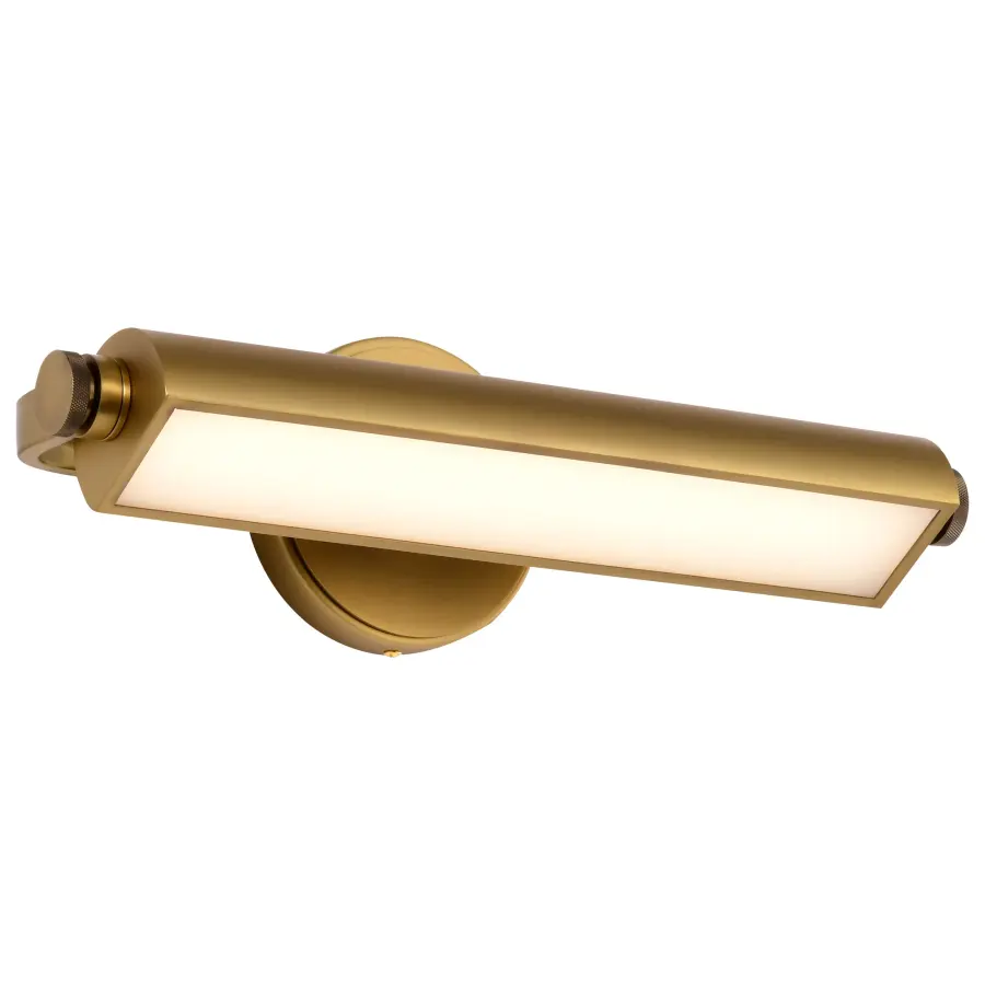 Auden 18" LED Vanity Light - Vintage Brass - Image 2