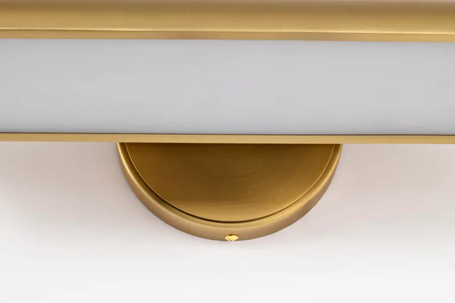 Auden 18" LED Vanity Light - Vintage Brass - Image 16