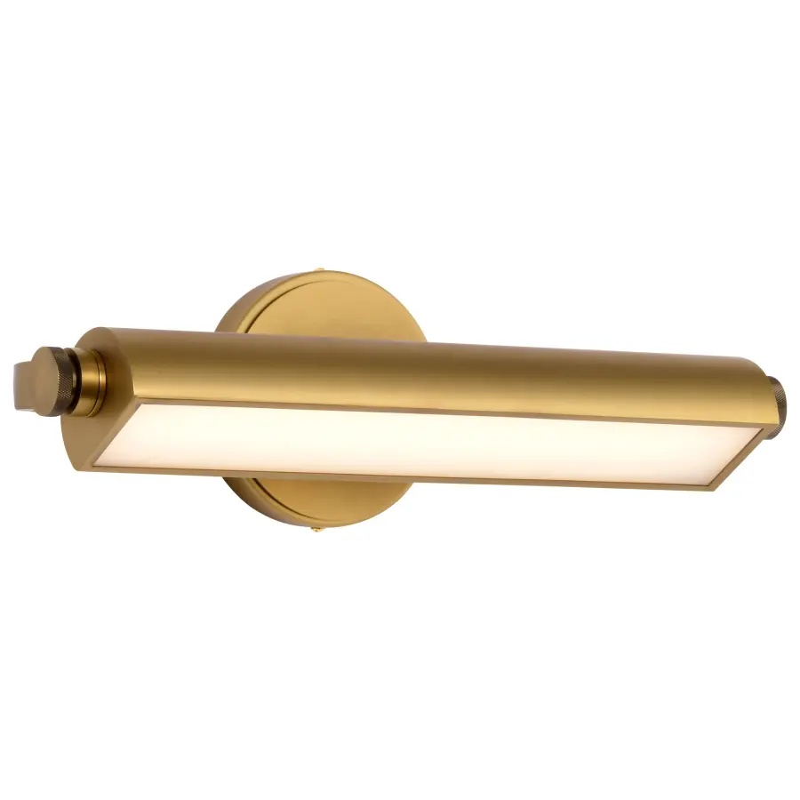 Auden 18" LED Vanity Light - Vintage Brass - Image 4