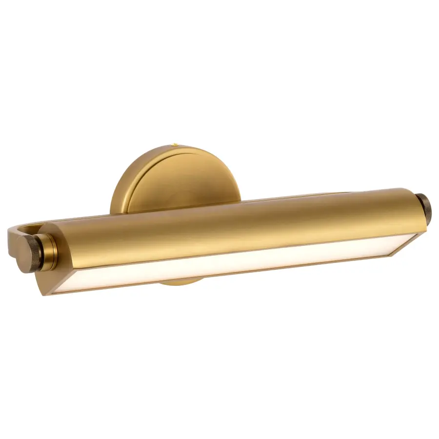 Auden 18" LED Vanity Light - Vintage Brass - Image 6