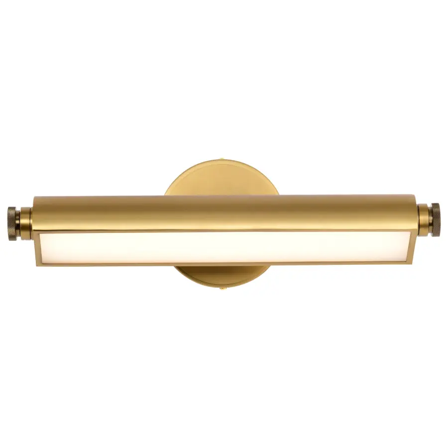 Auden 18" LED Vanity Light - Vintage Brass - Image 8