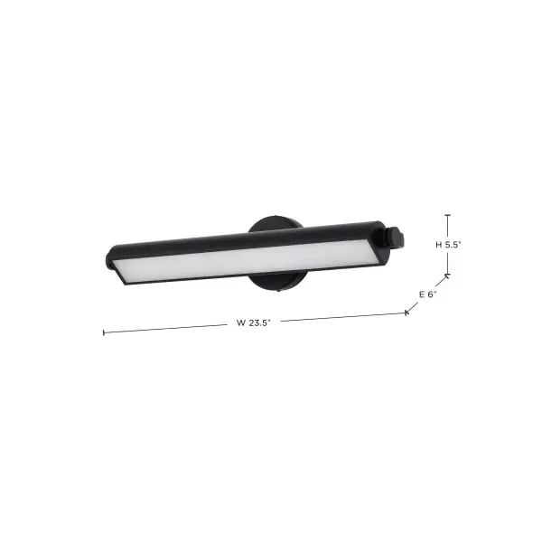 Auden 24" LED Vanity Light - Black - Image 16
