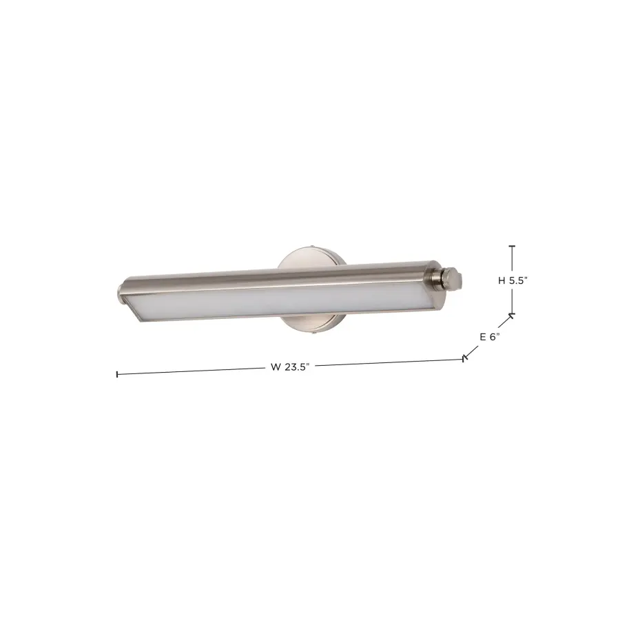 Auden 24" LED Vanity Light - Brushed Nickel - Image 17