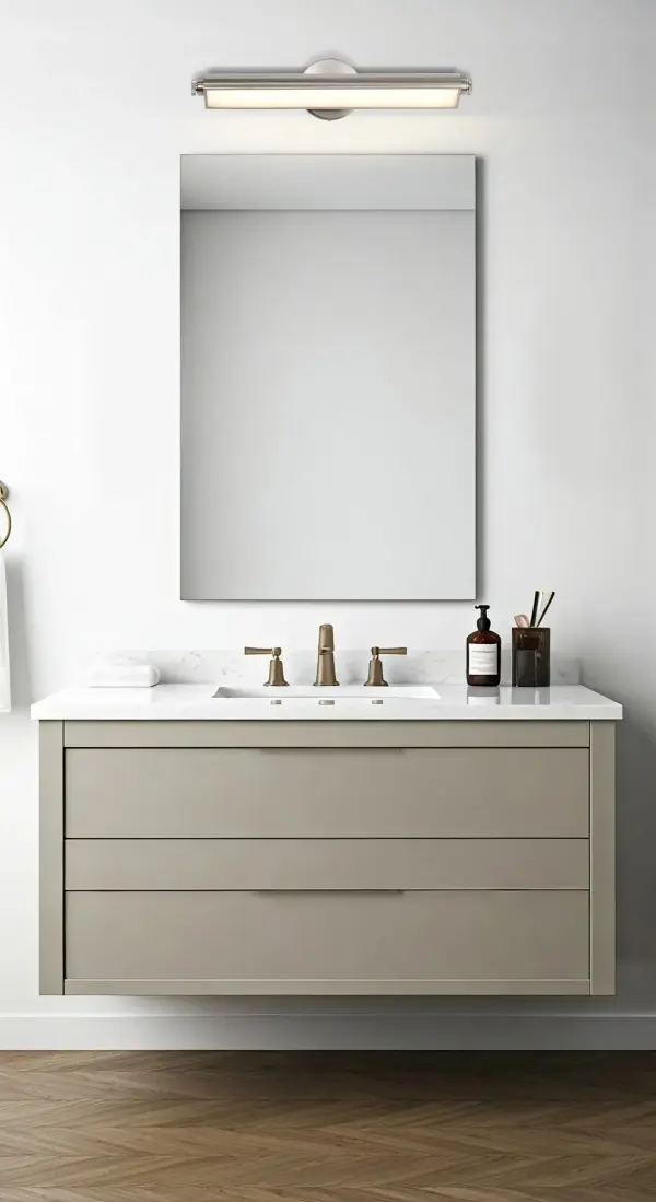 Auden 24" LED Vanity Light - Brushed Nickel - Image 18