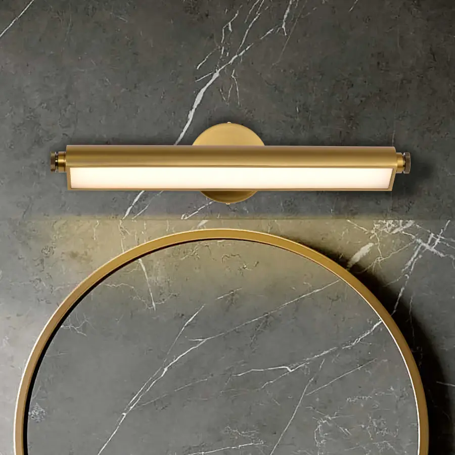 Auden 24" LED Vanity Light - Vintage Brass - Image 18