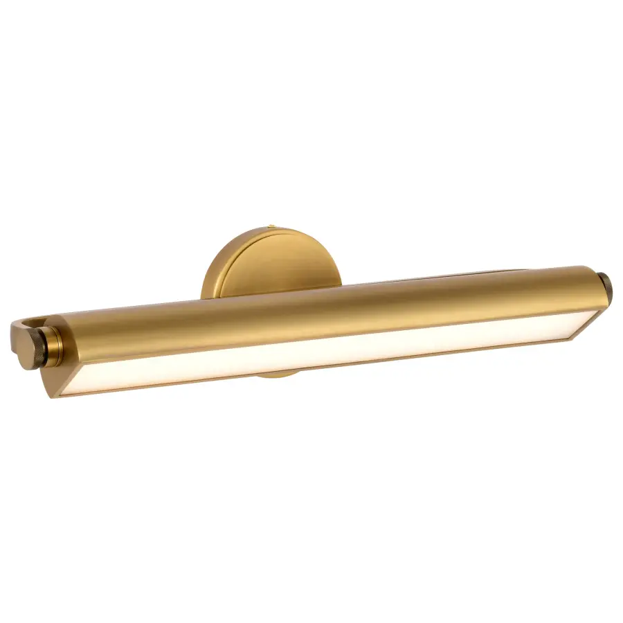 Auden 24" LED Vanity Light - Vintage Brass - Image 6
