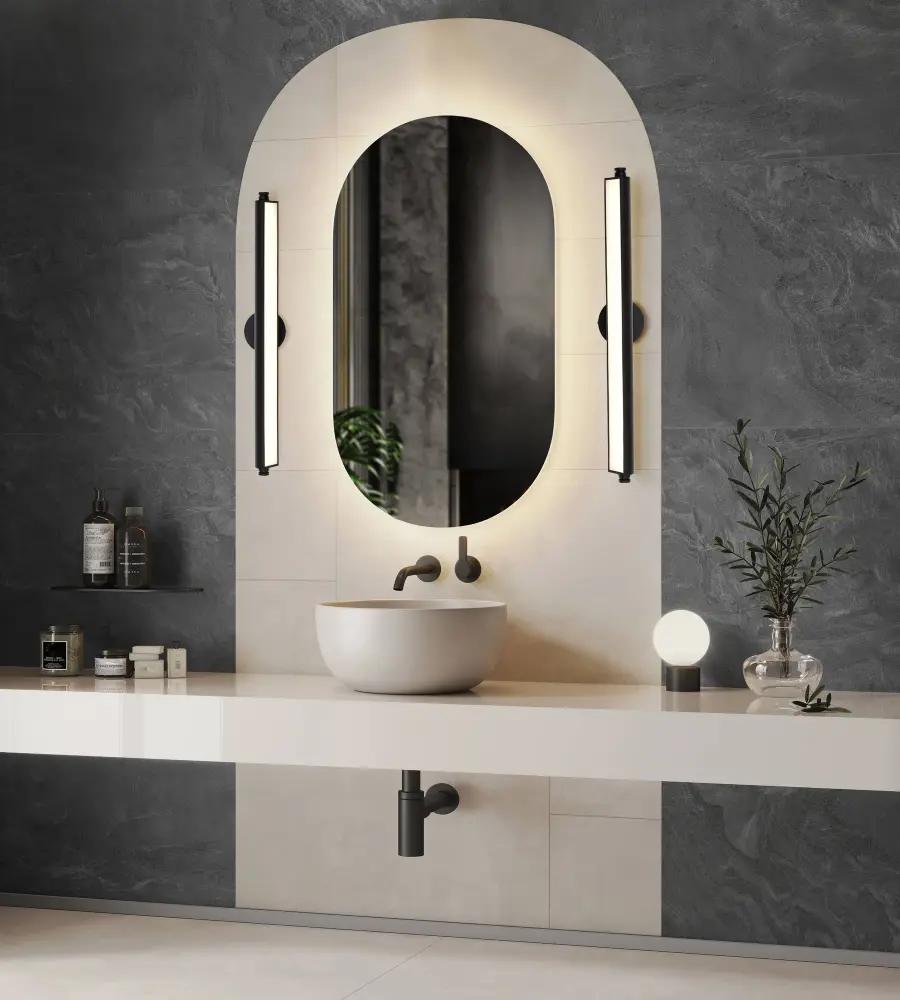 Auden 36" LED Vanity Light - Black - Image 18
