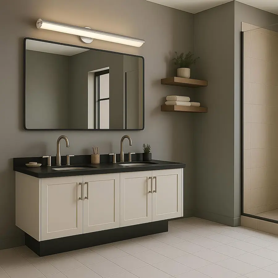 Auden 36" LED Vanity Light - Brushed Nickel - Image 19