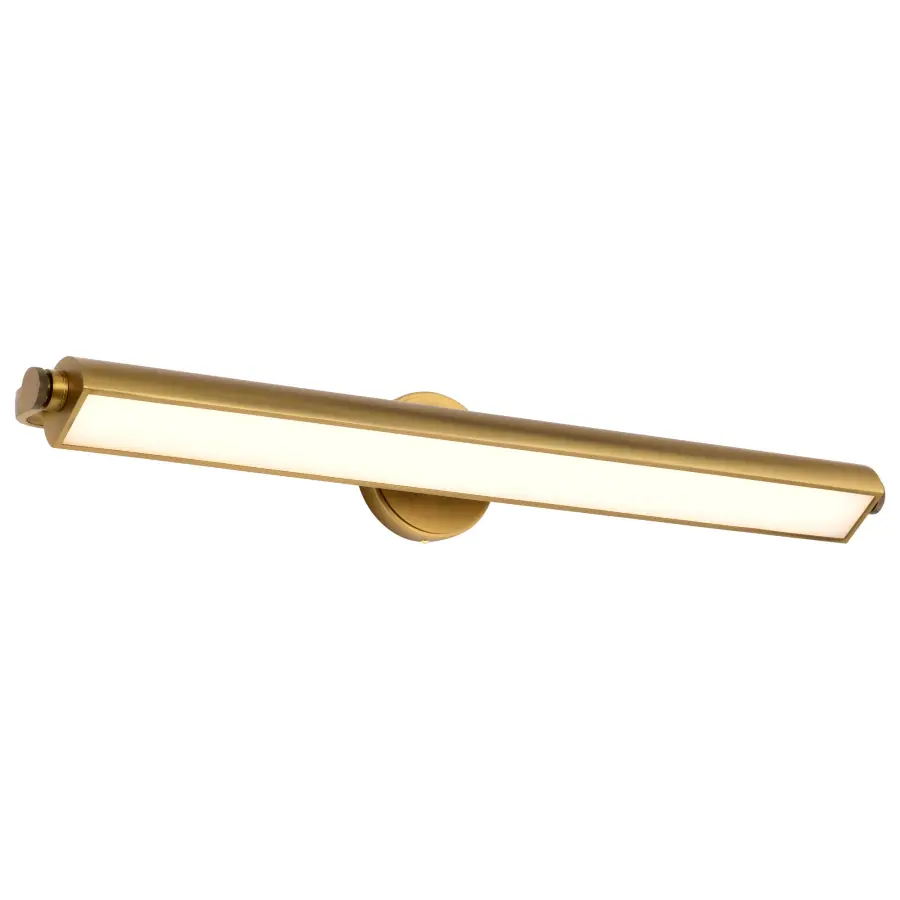 Auden 36" LED Vanity Light - Vintage Brass - Image 2