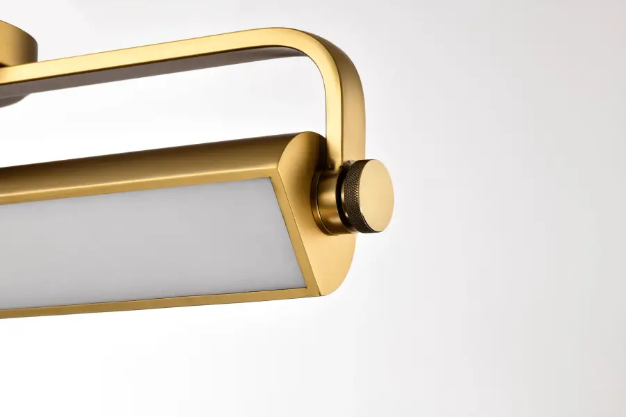 Auden 36" LED Vanity Light - Vintage Brass - Image 12