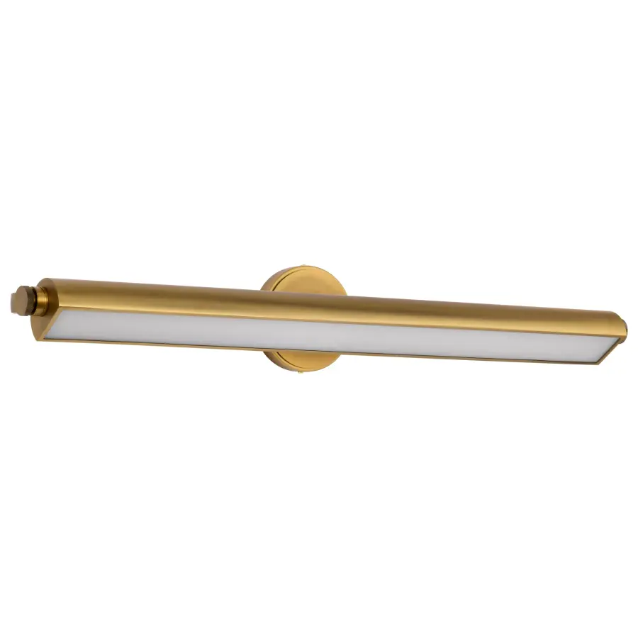 Auden 36" LED Vanity Light - Vintage Brass - Image 3
