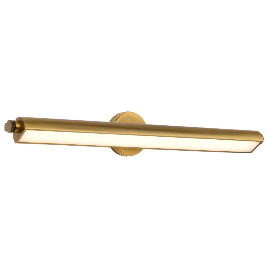 Auden 36" LED Vanity Light - Vintage Brass - Image 4