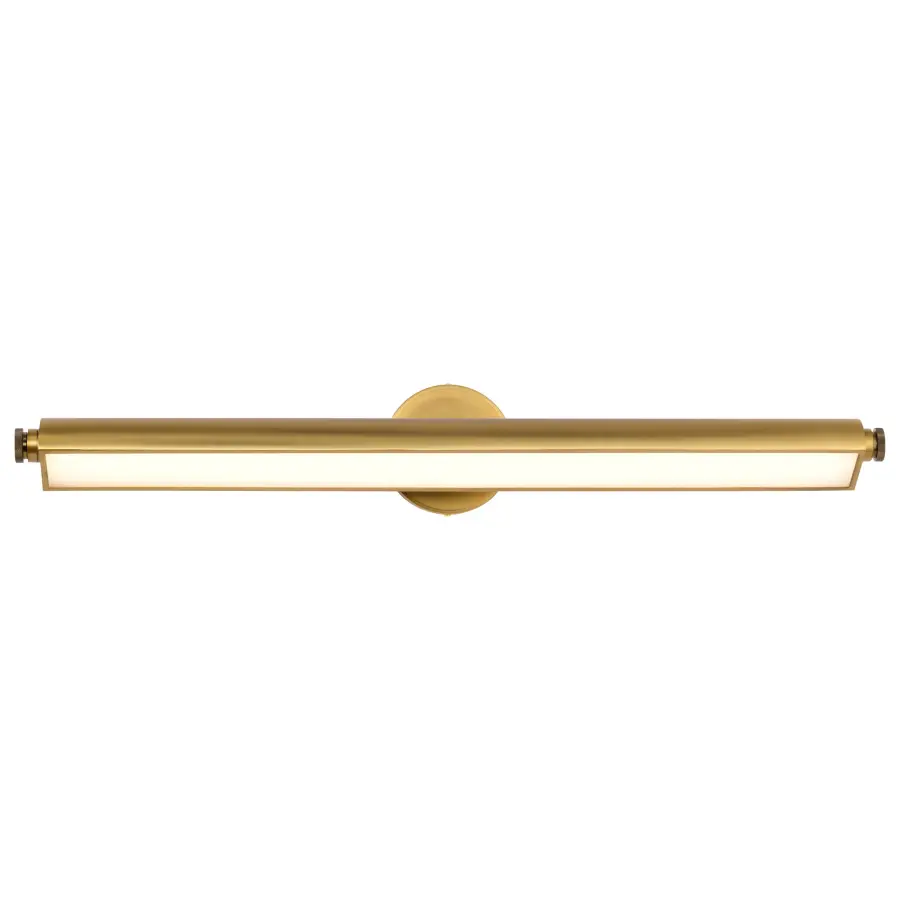 Auden 36" LED Vanity Light - Vintage Brass - Image 8
