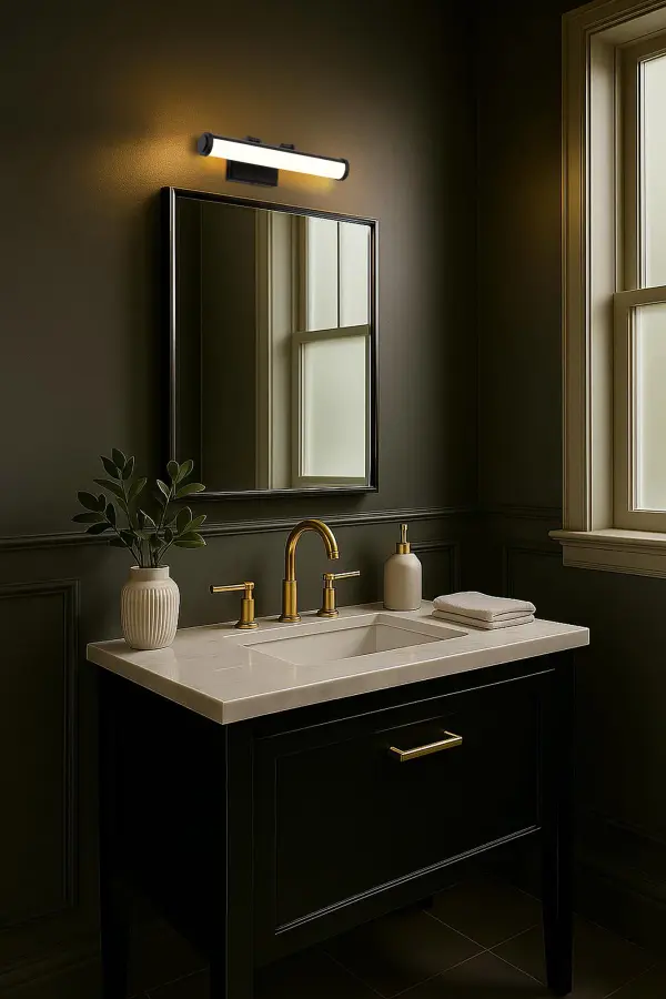 Cora 18" LED Vanity Light - Black - Image 17
