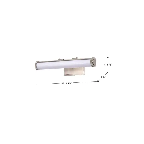 Cora 18" LED Vanity Light - Brushed Nickel - Image 12