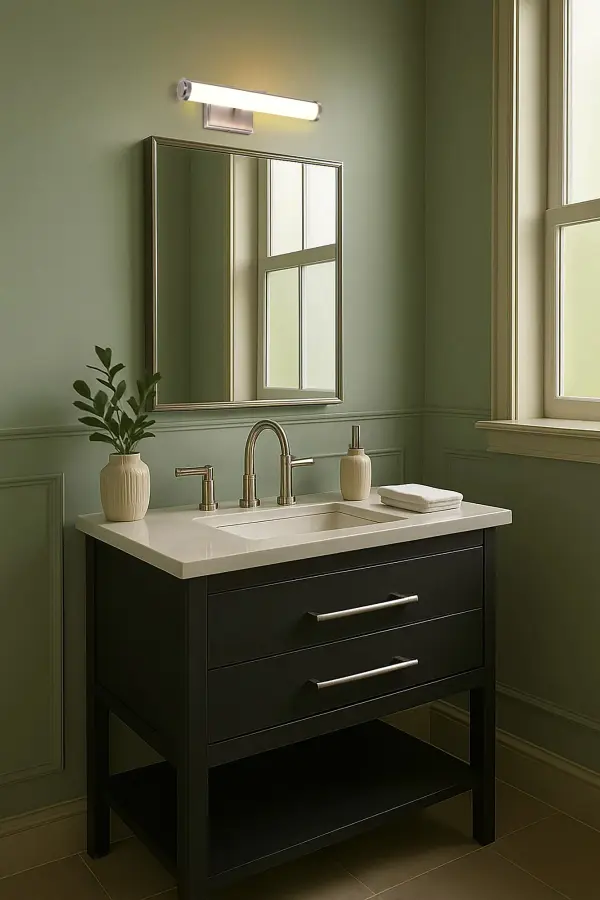 Cora 18" LED Vanity Light - Brushed Nickel - Image 13