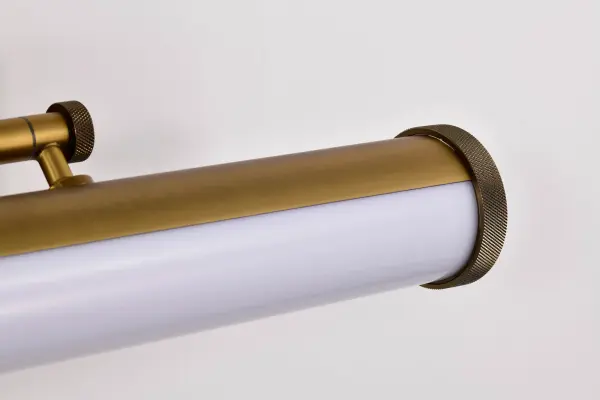 Cora 18" LED Vanity Light - Vintage Brass - Image 14