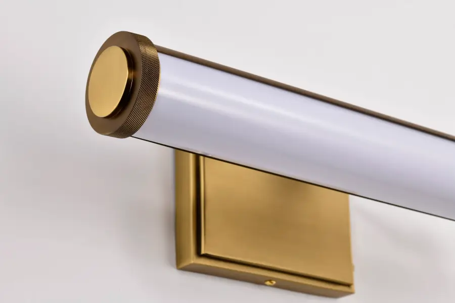 Cora 18" LED Vanity Light - Vintage Brass - Image 15
