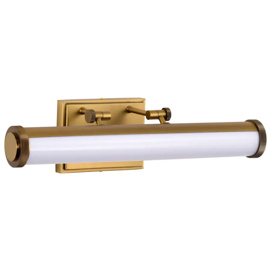 Cora 18" LED Vanity Light - Vintage Brass - Image 3