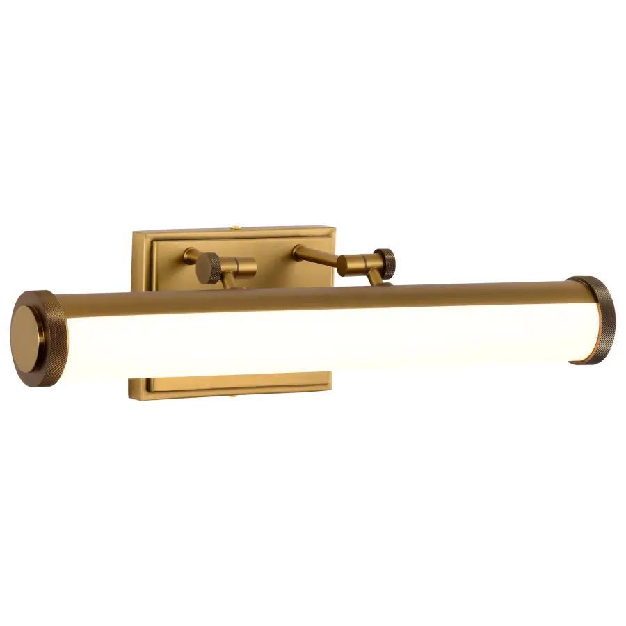 Cora 18" LED Vanity Light - Vintage Brass - Image 4